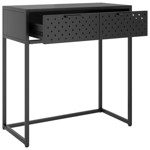 Konsolbord 72x35x75 cm stål antracitgrå
