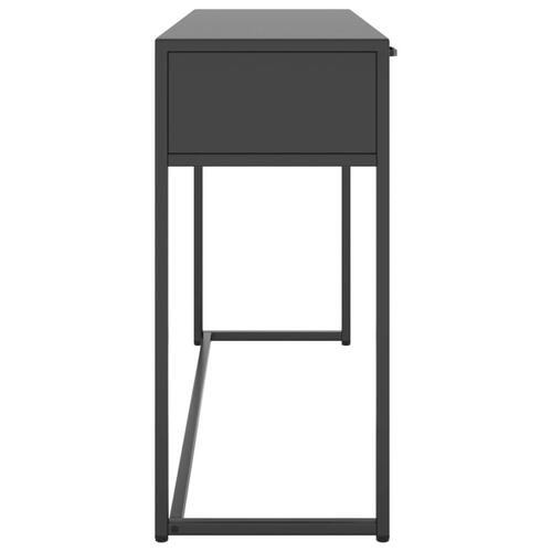 Konsolbord 106x35x75 cm stål antracitgrå
