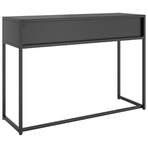 Konsolbord 106x35x75 cm stål antracitgrå