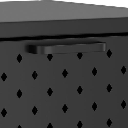 Konsolbord 106x35x75 cm stål antracitgrå