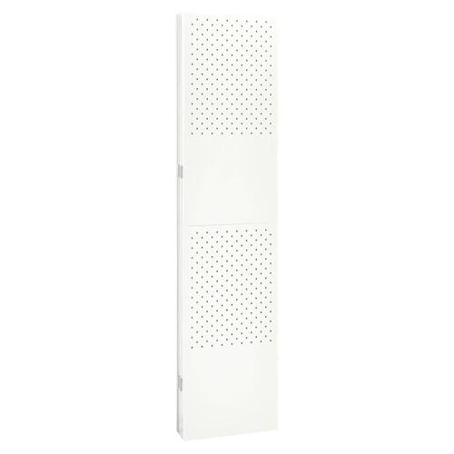 6-panels rumdeler 240x180 cm stål hvid