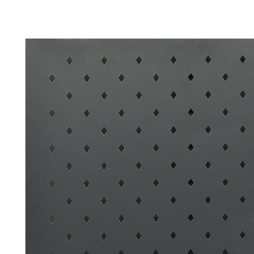 6-panels rumdeler 240x180 cm stål antracitgrå
