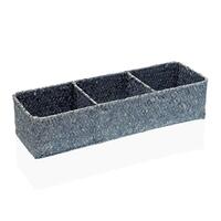 Multibrug kurv Versa Blå Tang (12 x 8 x 36 cm)