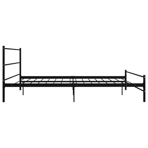 Sengestel 180 x 200 cm metal sort