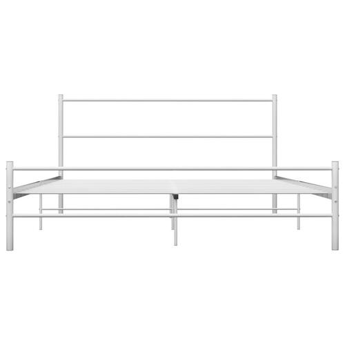 Sengestel 120 x 200 cm metal hvid