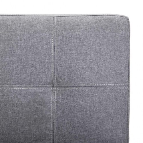 2-personers sofa stof lysegrå