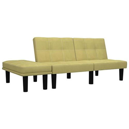 2-personers sofa stof grøn