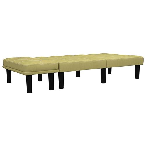 2-personers sofa stof grøn