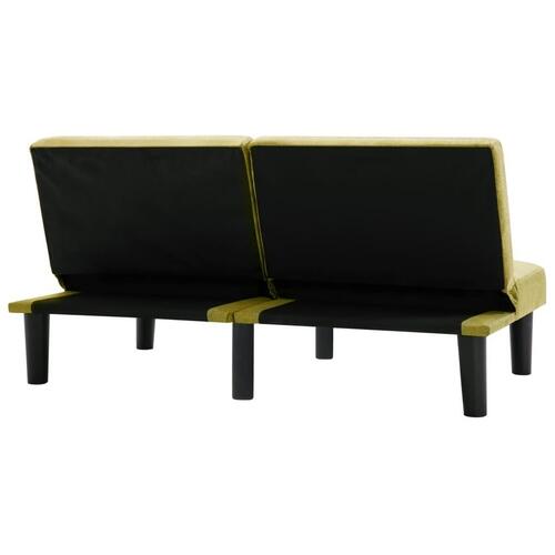 2-personers sofa stof grøn