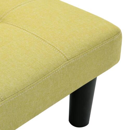 2-personers sofa stof grøn