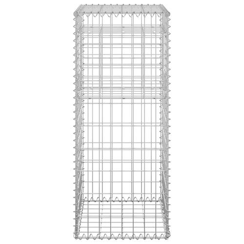 Gabionkurve 2 stk. 40x40x100 cm jern