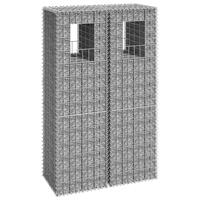 Gabionkurve 2 stk. 40x40x140 cm jern