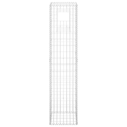 Gabionkurve 2 stk. 40x40x180 cm jern