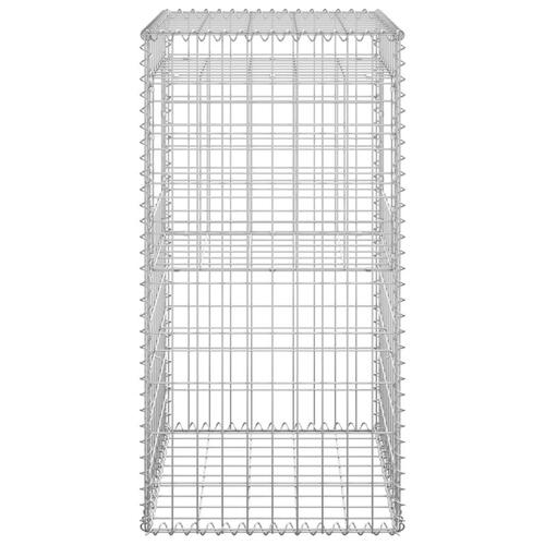 Gabionkurve 2 stk. 50x50x100 cm jern