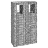 Gabionkurve 2 stk. 50x50x180 cm jern