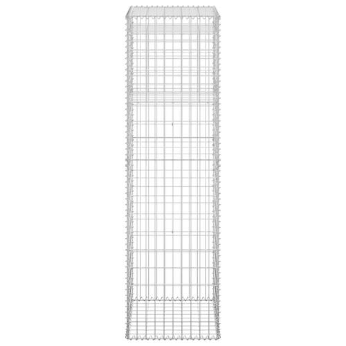 Gabionkurve 2 stk. 50x50x180 cm jern