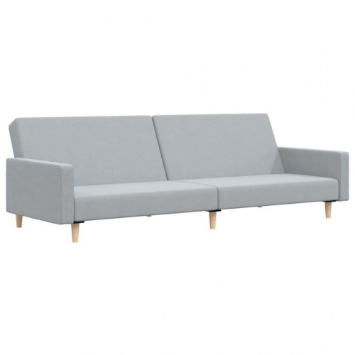 2-personers sovesofa stof lysegrå