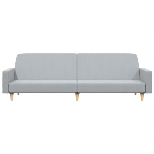 2-personers sovesofa stof lysegrå