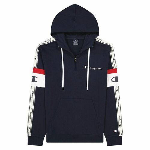 Hættetrøje til Mænd Champion Arm Stripe M Marineblå XL