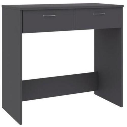 Skrivebord 80x40x75 cm konstrueret træ grå