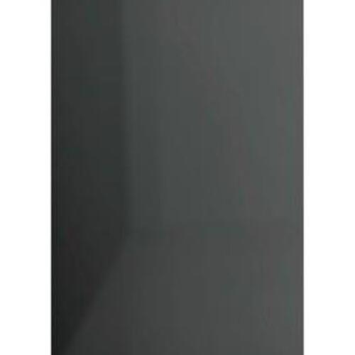 Skrivebord 90x50x74 cm konstrueret træ grå højglans