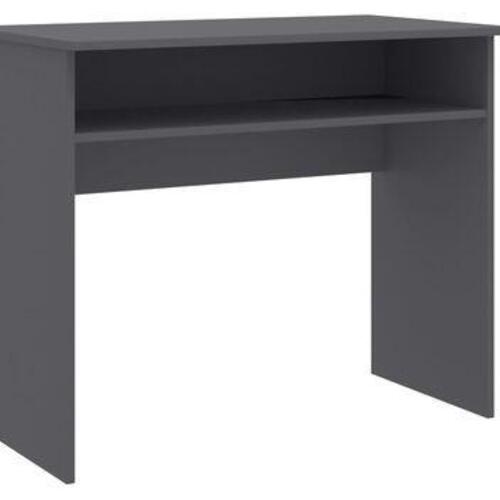 Skrivebord 90x50x74 cm konstrueret træ grå