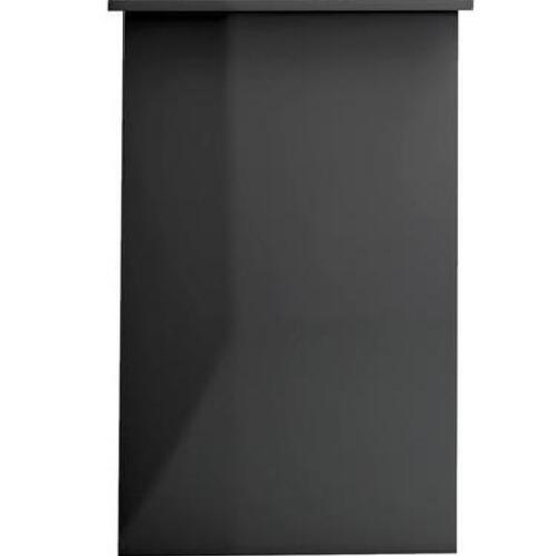 Skrivebord 100x50x76 cm konstrueret træ grå højglans