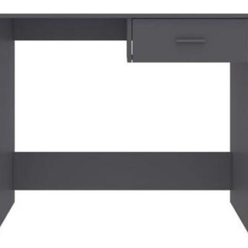 Skrivebord 100x50x76 cm konstrueret træ grå