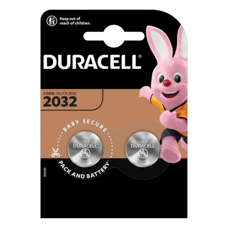 Litium knap-cellebatteri DURACELL DRB20322 (2 uds)