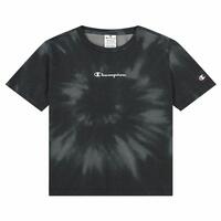 Kortærmet T-shirt til Kvinder Champion Croptop Sort XS