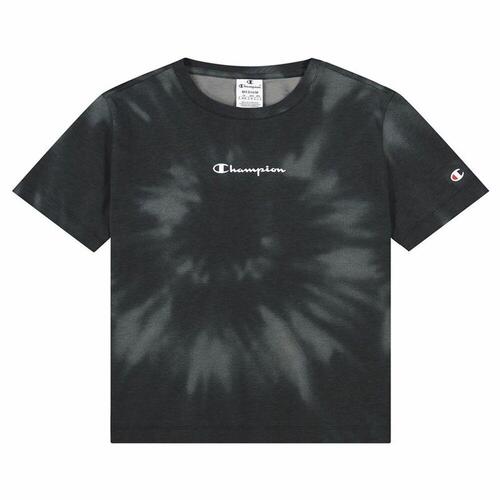 Kortærmet T-shirt til Kvinder Champion Croptop Sort XS