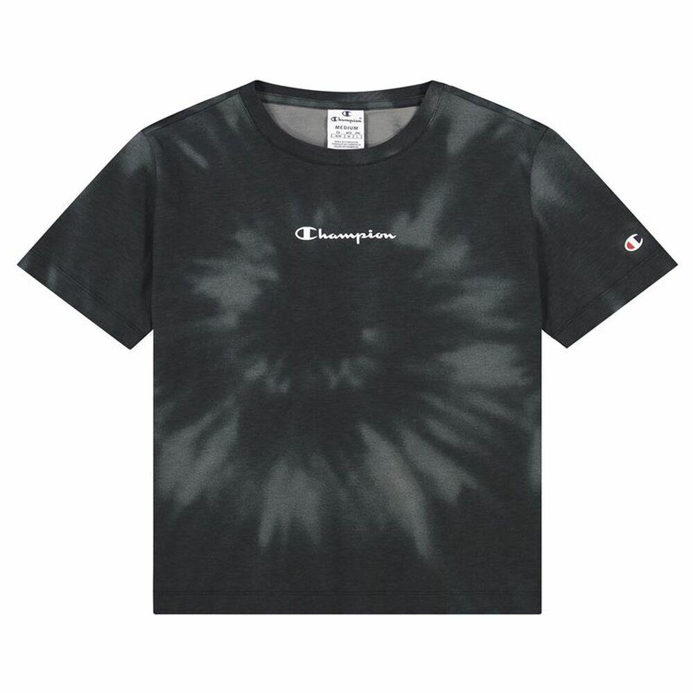 Kortærmet T-shirt til Kvinder Champion Croptop Sort XS
