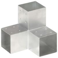 Stolpebeslag Y-form 101x101 mm galvaniseret metal