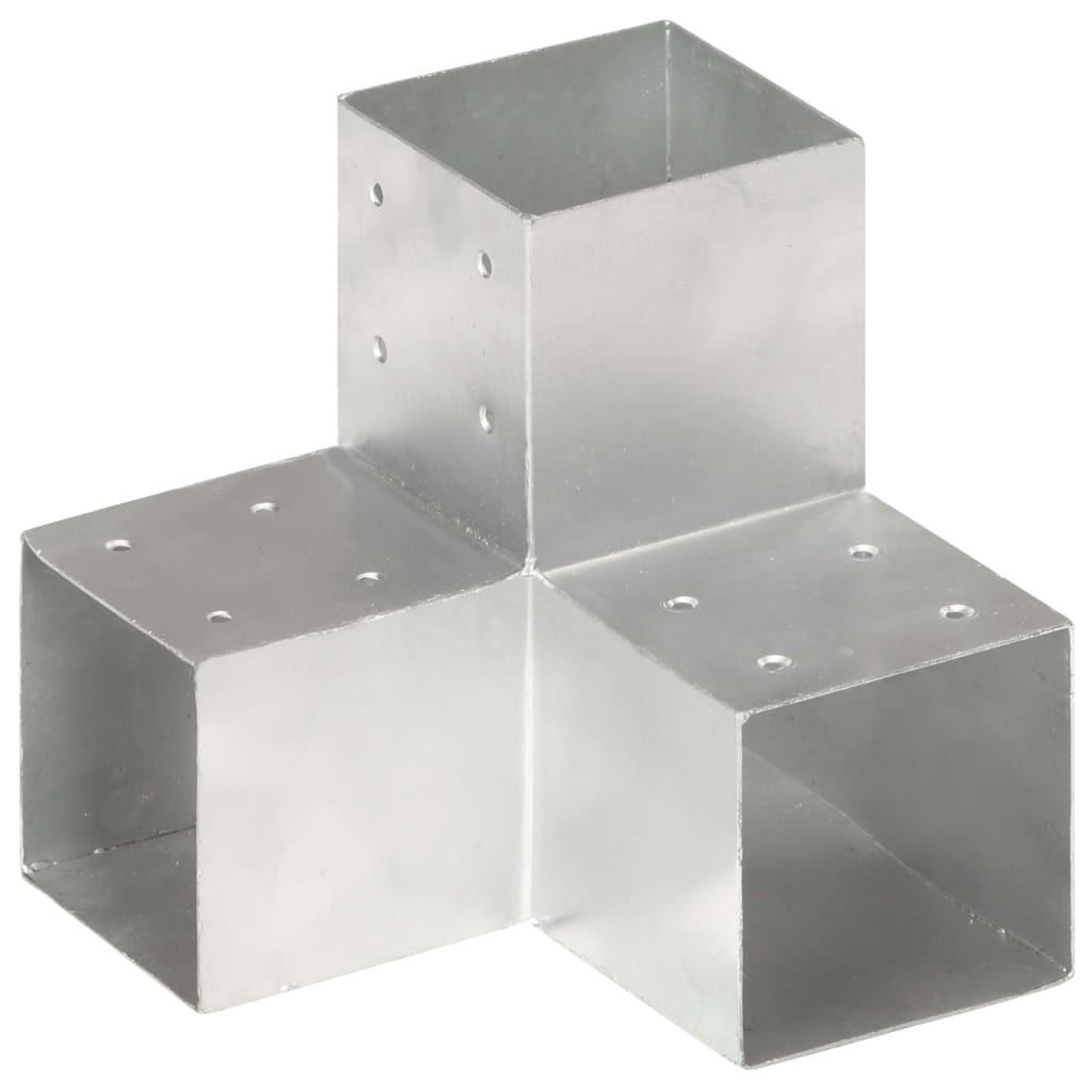 Stolpebeslag Y-form 101x101 mm galvaniseret metal