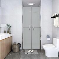 Brusedør 101x190 cm matteret sikkerhedsglas