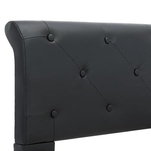 Sengestel 100 x 200 cm sort kunstlæder