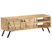 Tv-skab 110x30x40 cm massivt mangotræ