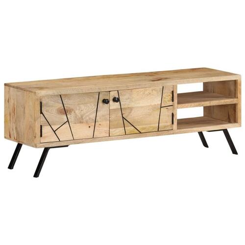 Tv-skab 110x30x40 cm massivt mangotræ