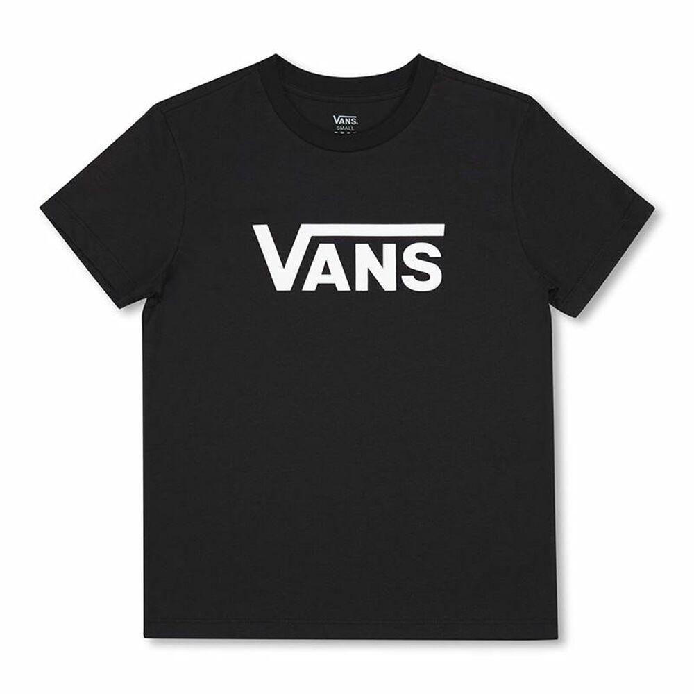 Kortærmet T-shirt til Kvinder Vans Drop V SS Crew-B Sort XL