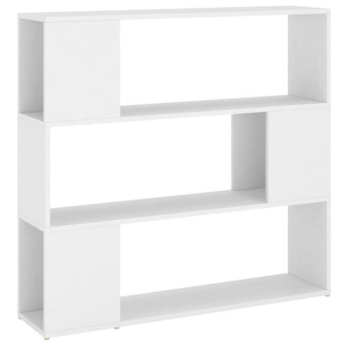 Bogreol/rumdeler 100x24x94 cm hvid