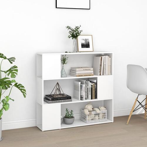 Bogreol/rumdeler 100x24x94 cm hvid