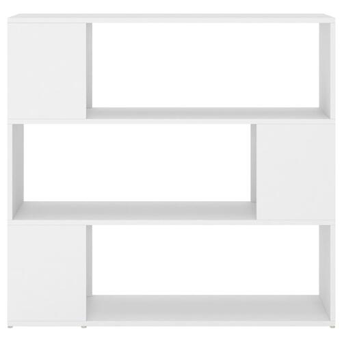 Bogreol/rumdeler 100x24x94 cm hvid