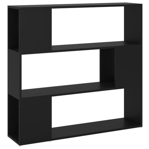Bogreol/rumdeler 100x24x94 cm sort