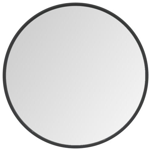 Vægspejl 60 cm sort