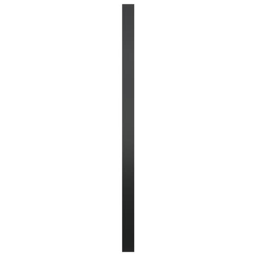 Vægspejl 60 cm sort