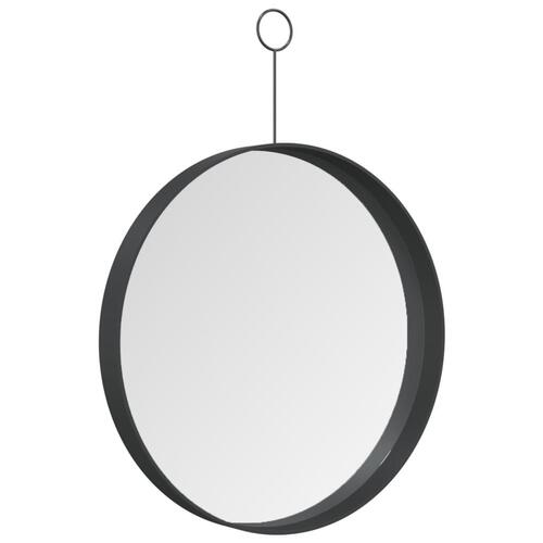 Hængespejl med krog 30 cm sort