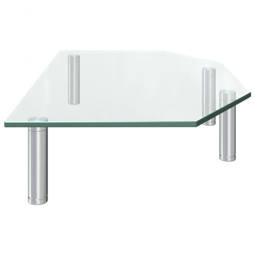 Skærmstander 45x26x8,6 cm glas transparent