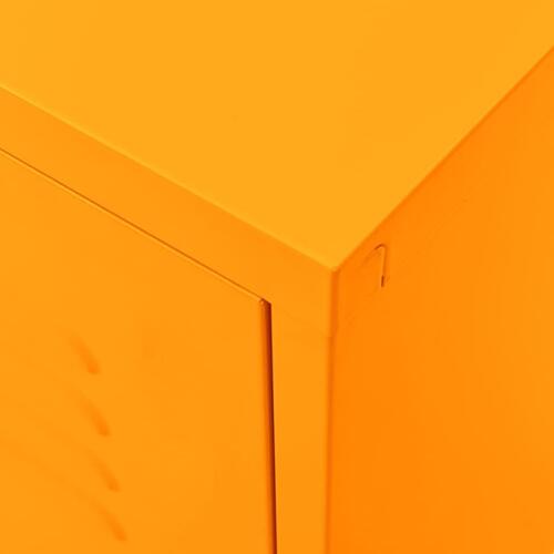 Tv-skab 105x35x50 cm stål Sennepsgul