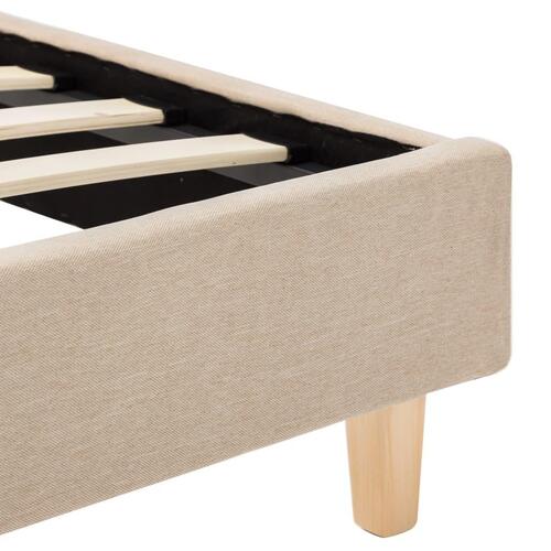 Sengestel 90x200 cm stof beige