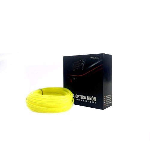 OCC Motorsport Neon Wire Strip 3 m - gul fiberoptisk lys til bil